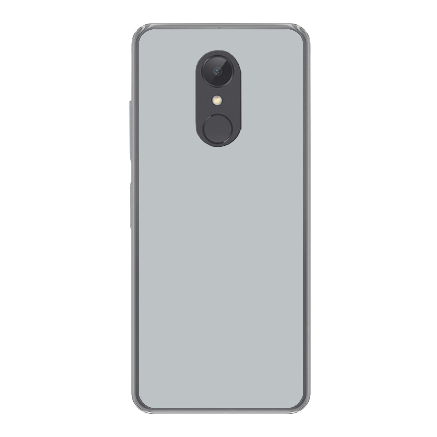MuchoWow Handyhülle für Xiaomi Redmi 5 Interieur - Grau - Hell, Phone Case, Silikon, Schutzhülle Dünn