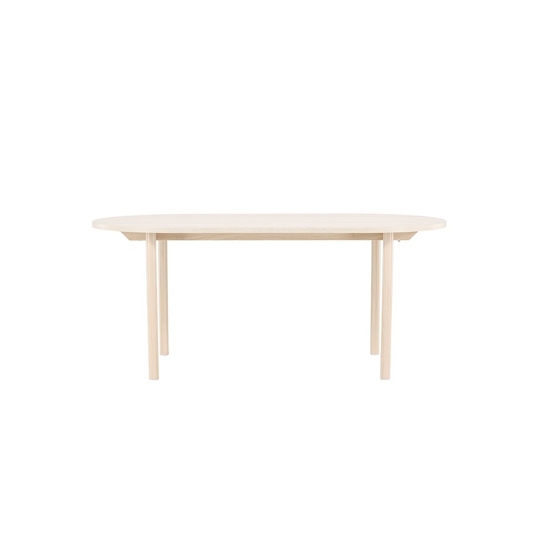 Venture Home Esstisch Andy Esstisch oval 90x180 cm whitewash.