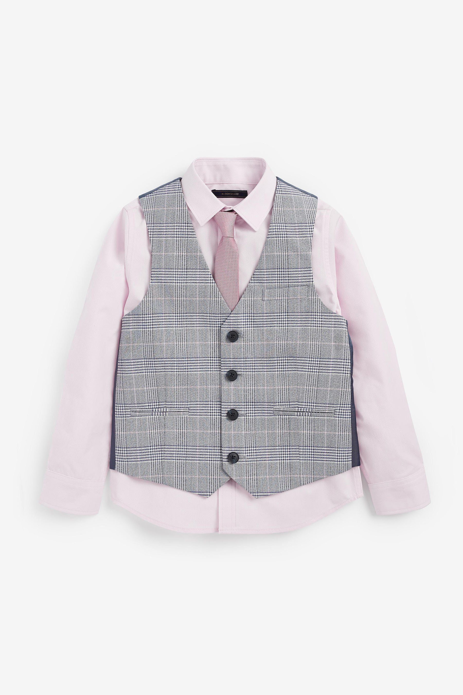 Next Anzugweste »Weste, Hemd und Krawatte im Set« (3-tlg) online kaufen |  OTTO