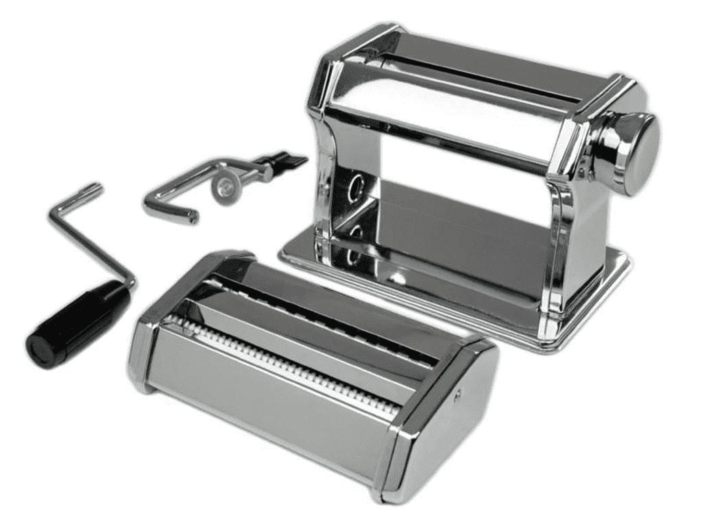 Haushalt International Back-Set Nudelmaschine aus verchromten Metall