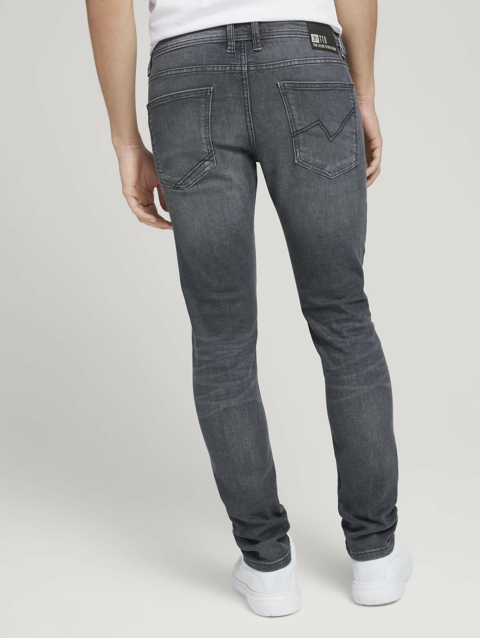 Piers Denim mit Slim Straight-Jeans TOM Bio-Baumwolle TAILOR Jeans