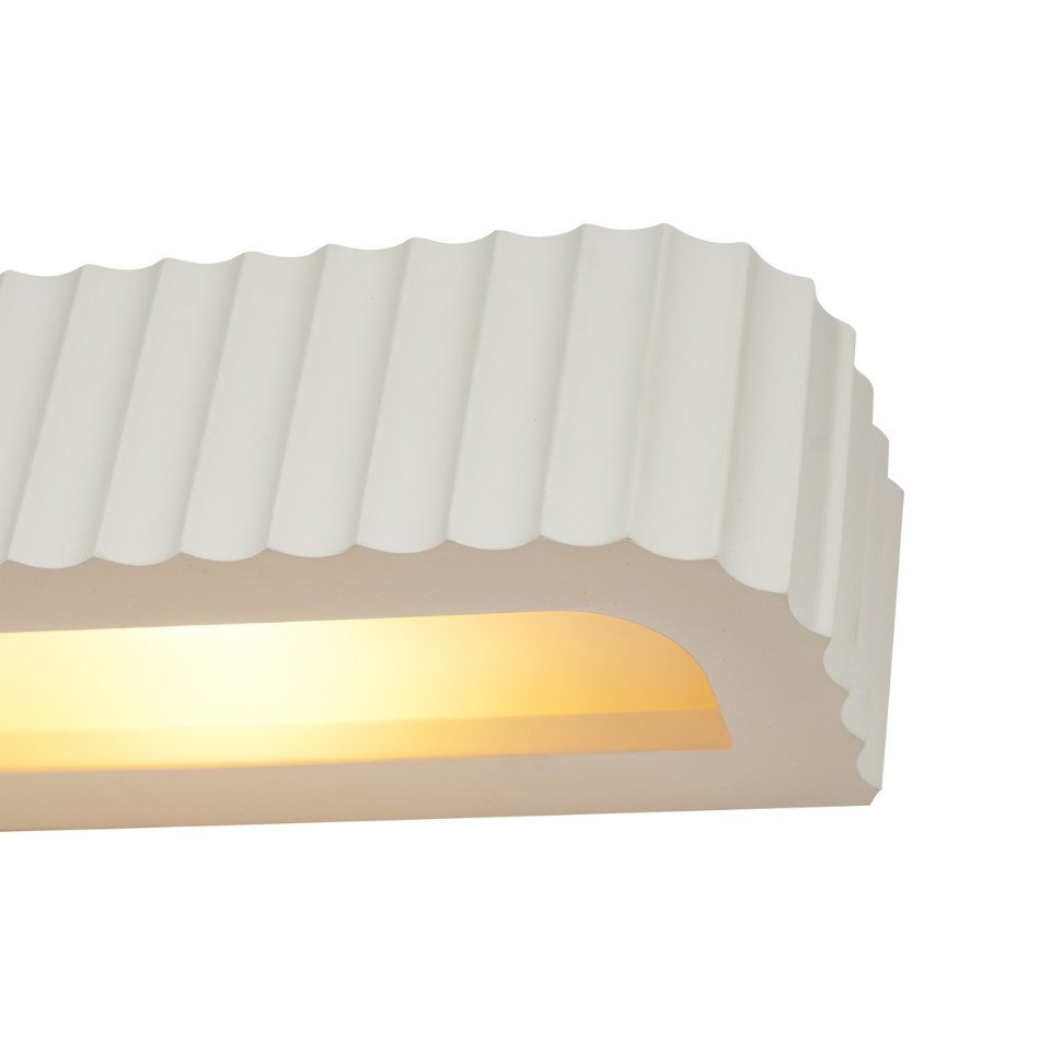 Qazqa Wandleuchte Plaster, ohne Leuchtmittel, Extra-Warmweiß, QAZQA Wand­leuchte, e14, Beige, Gips, Japandi