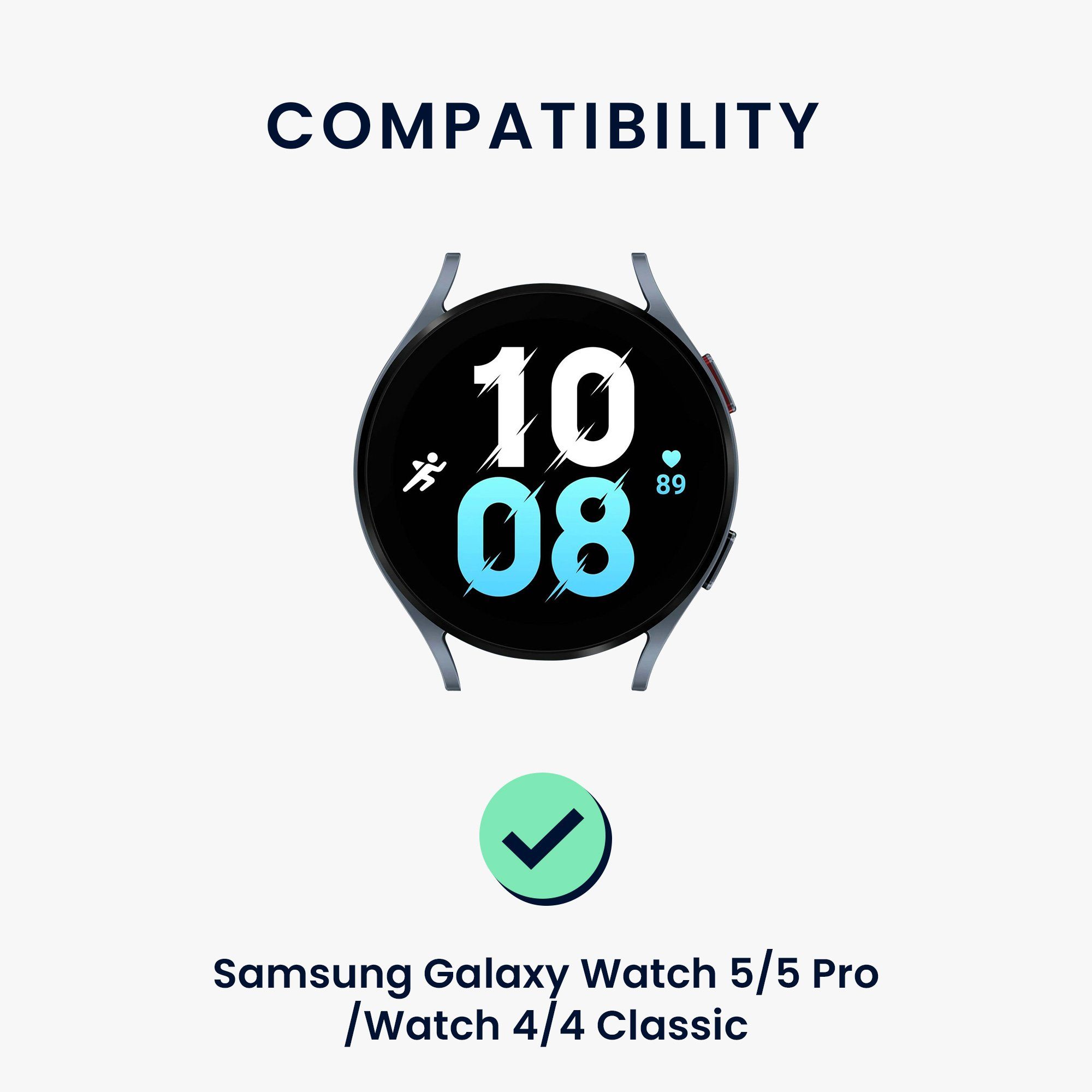 4 Innenmaße Galaxy für Samsung - 5 kwmobile 14 Pro / Classic, Uhrenarmband Fitnesstracker / cm Watch 5 22 Armband / - von Sportarmband Watch Nylon 4 Band