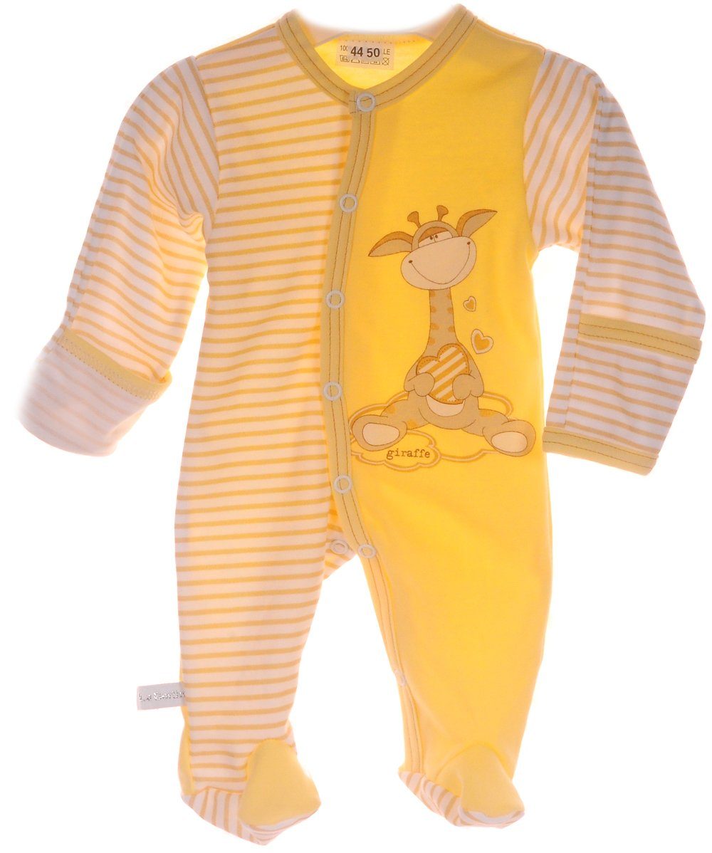La Bortini Strampler »Strampler Overall mit Kratzschutz Baby Schlafanzug 44  50 56 62 68 74 80 86« online kaufen | OTTO