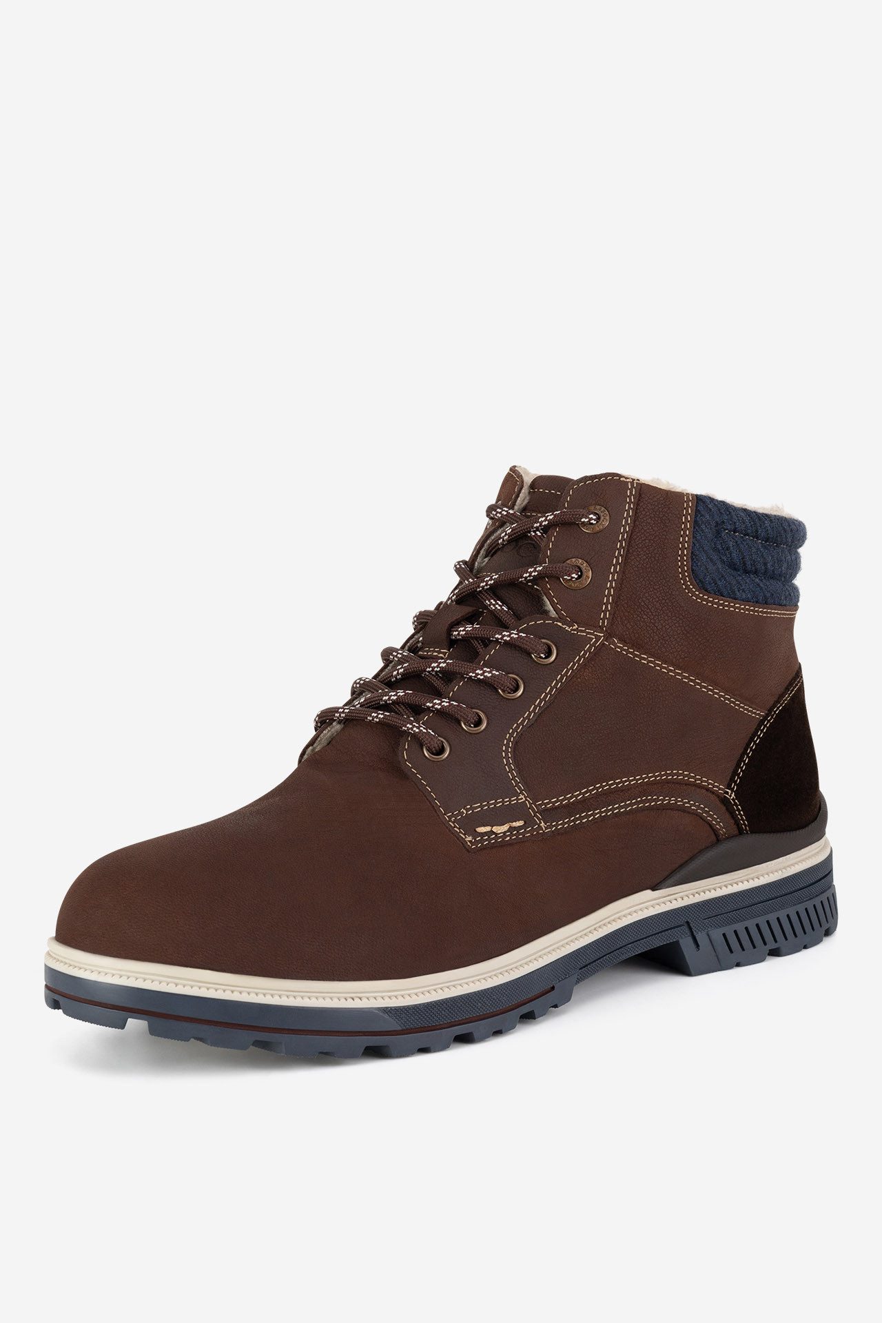 LASOCKI LASOCKI Herren Stiefel – Klassische braune Boots mit Reißverschluss Stiefel