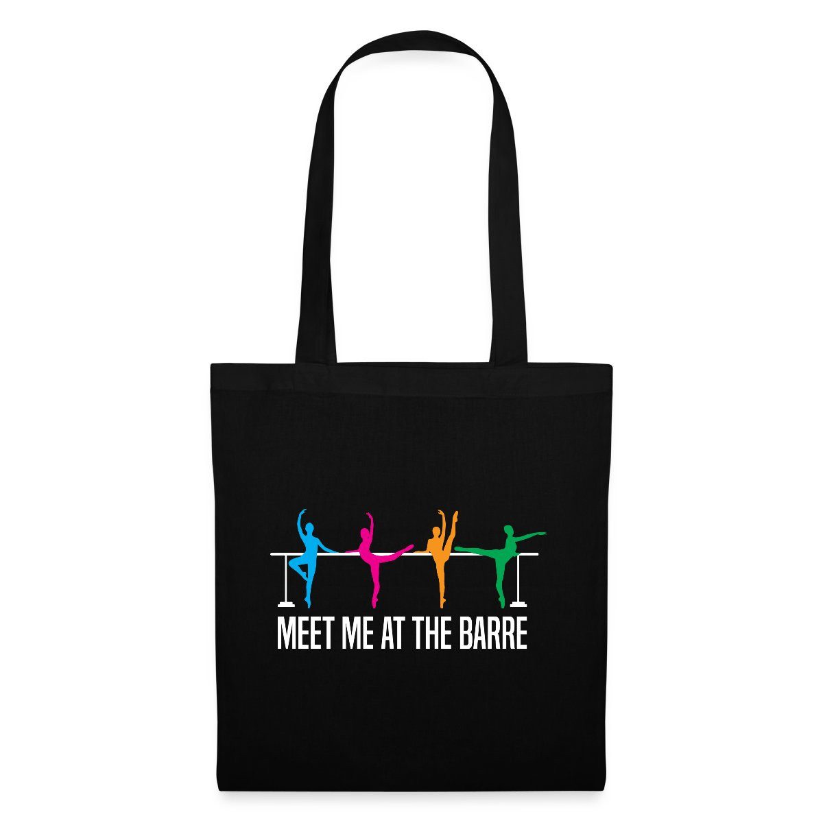 Spreadshirt Henkeltasche Ballett Balerina Lustiger Spruch Stoffbeutel (1-tlg)