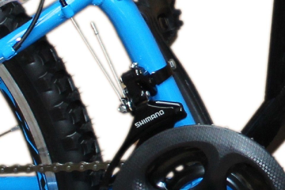 Talson 24 Zoll Mountainbike Fahrrad MIT GABELFEDERUNG & Beleuchtung 21-Gang  Shimano Faster BBO : : Sport & Freizeit