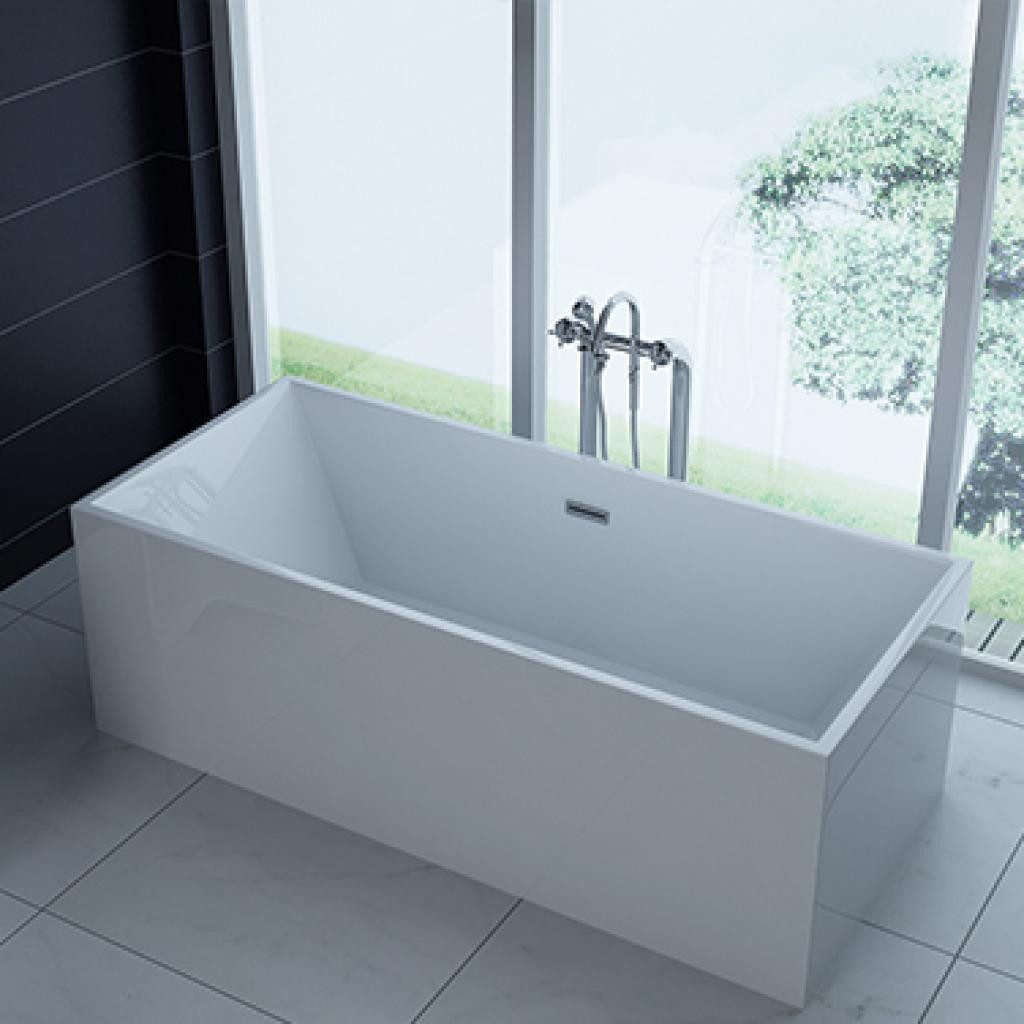 Badewanne freistehende Luxus Acryl-Badewanne 170x80 cm