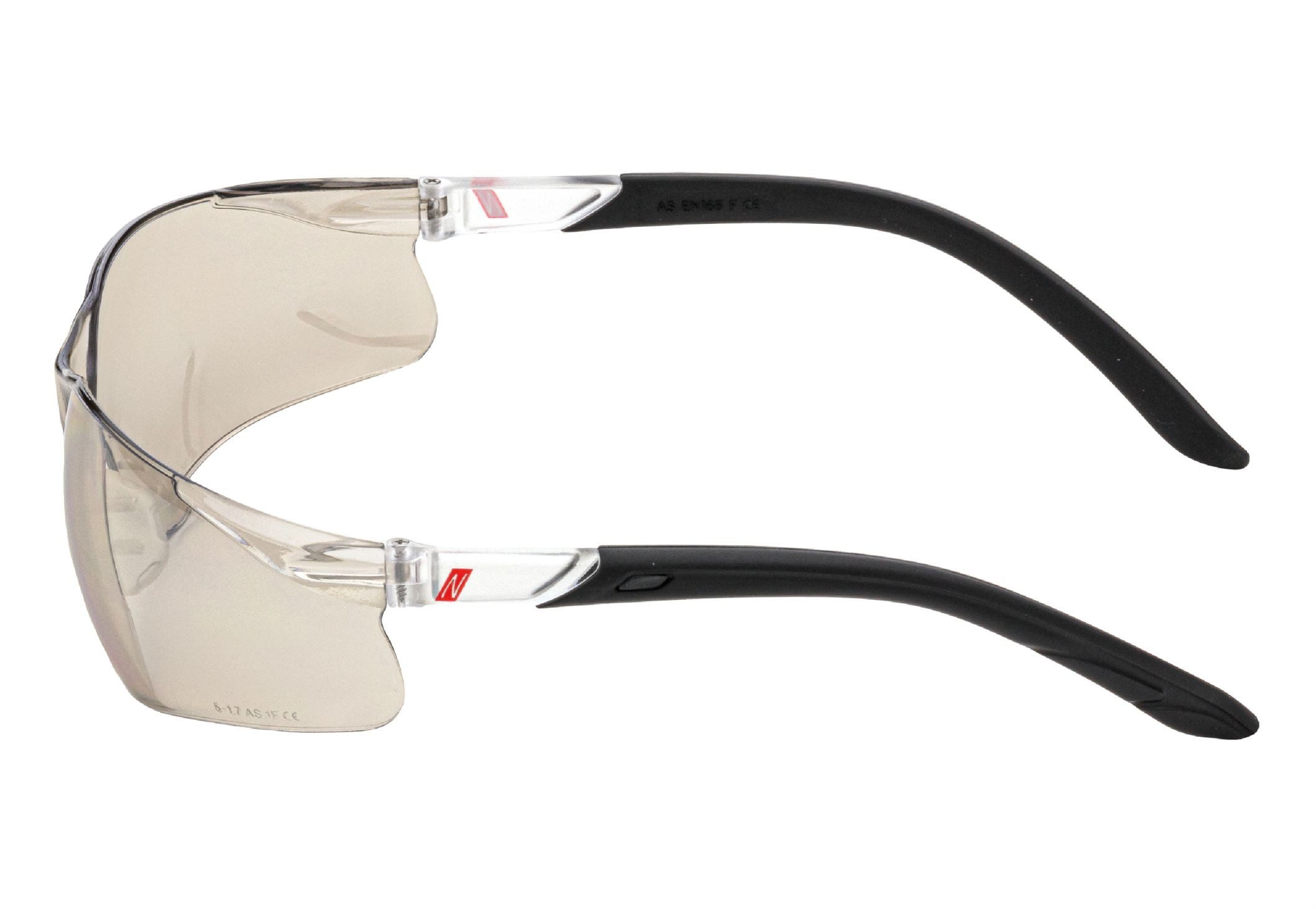 Nitras Arbeitsschutzbrille Schutzbrille Nitras VISION PROTECT 9012 Silber / Getönt / Verspiegelt