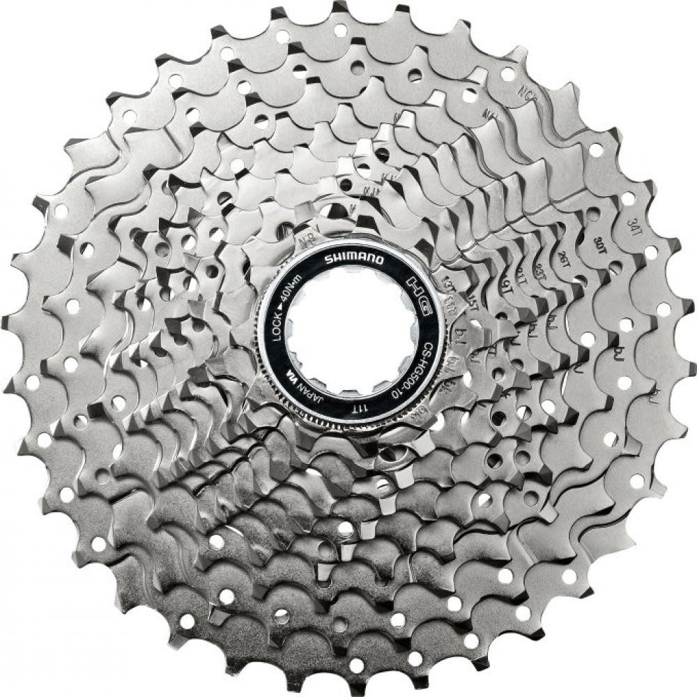 Zahnkranz SHIMANO Kassette CS-HG500 10-fach 11-34Z - vielseitige Schaltung mit g