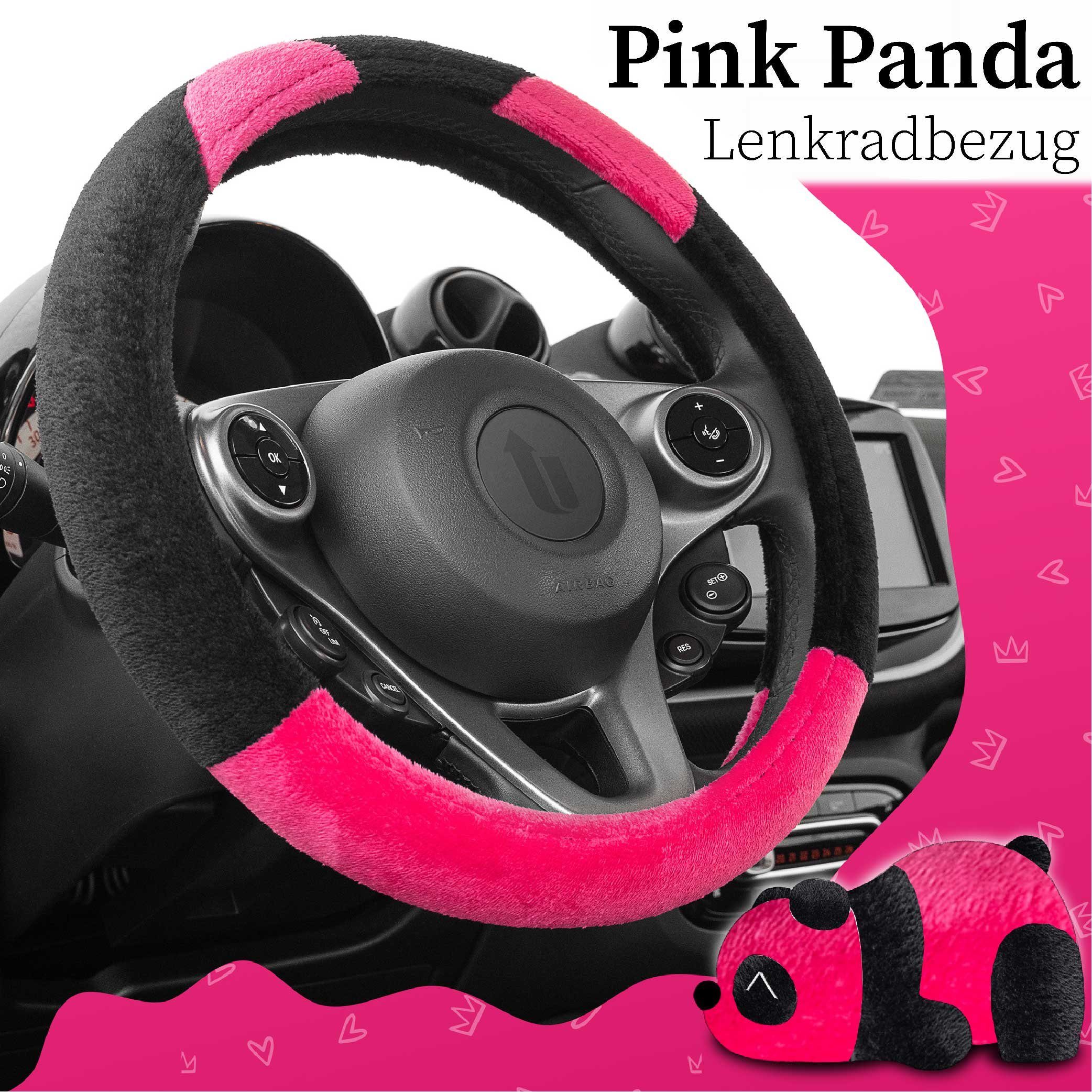 Plüschmaterial Pink mit entzückenden - Designs 37,00 Upgrade4cars 39,00 Teddybären Lenkradbezug Ø Weiches Plüsch, cm, von