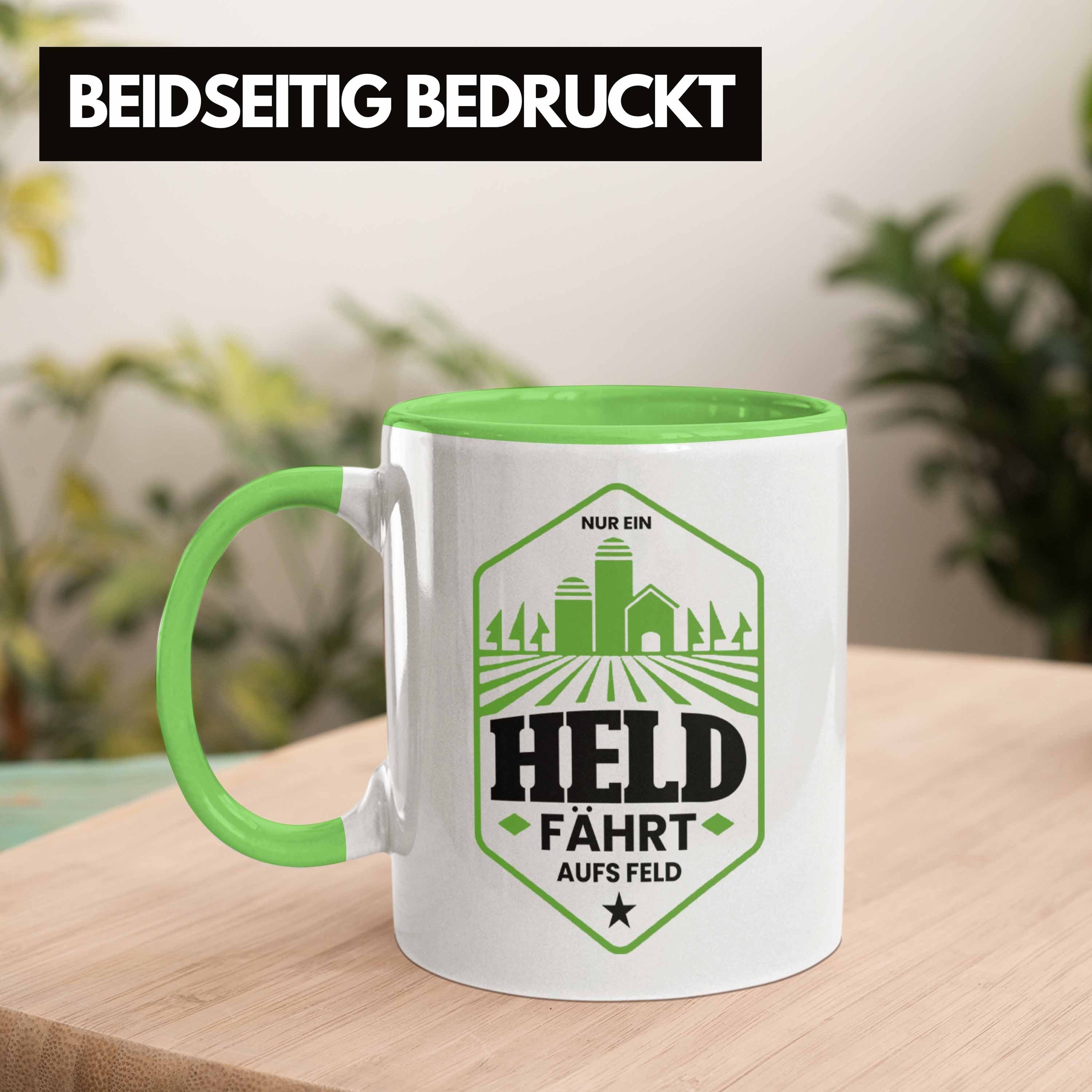 für Grün Tasse Landwirte Nur Ein Lustige Held Spruch Trendation Geschenk Fährt Bauern Tasse