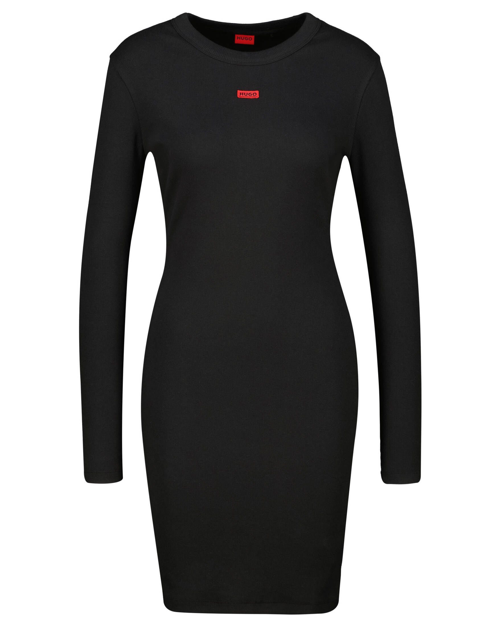 HUGO Jerseykleid Damen Kleid NEMALIA aus Stretch-Jersey Slim Fit (1-tlg)