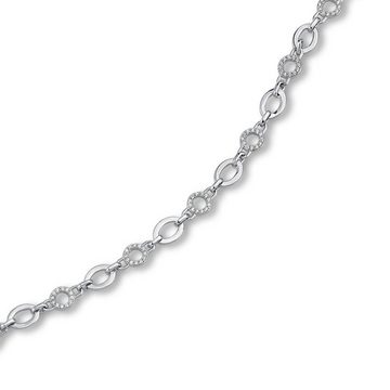 Balia Silberarmband Balia Armband für Damen poliert Zirkonia (Armband), Damen Armband (Cirkle) ca. 19cm bis 21,5cm, 925 Silber, Farbe silber