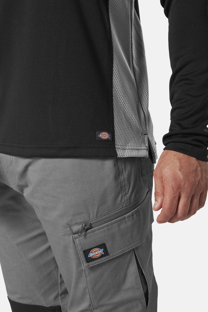 Dickies Kapuzensweatshirt Dickies Workwear T-Shirt L/S PERFORMANCE TEMP IQ365 TEE