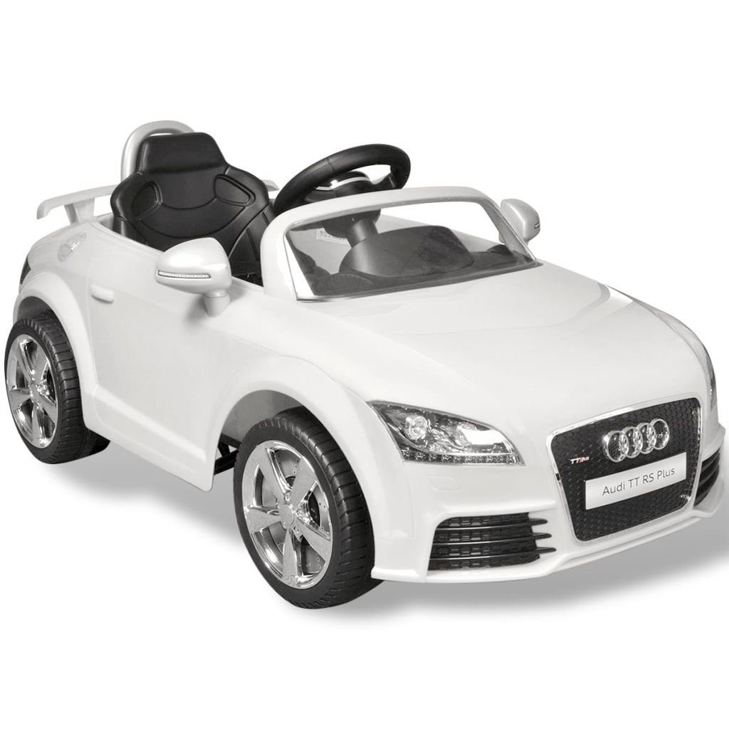 Kinderfahrzeug Fernsteuerun Elektro-Kinderauto Elektroauto mit Kinderauto vidaXL RS Audi Weiß Auto TT