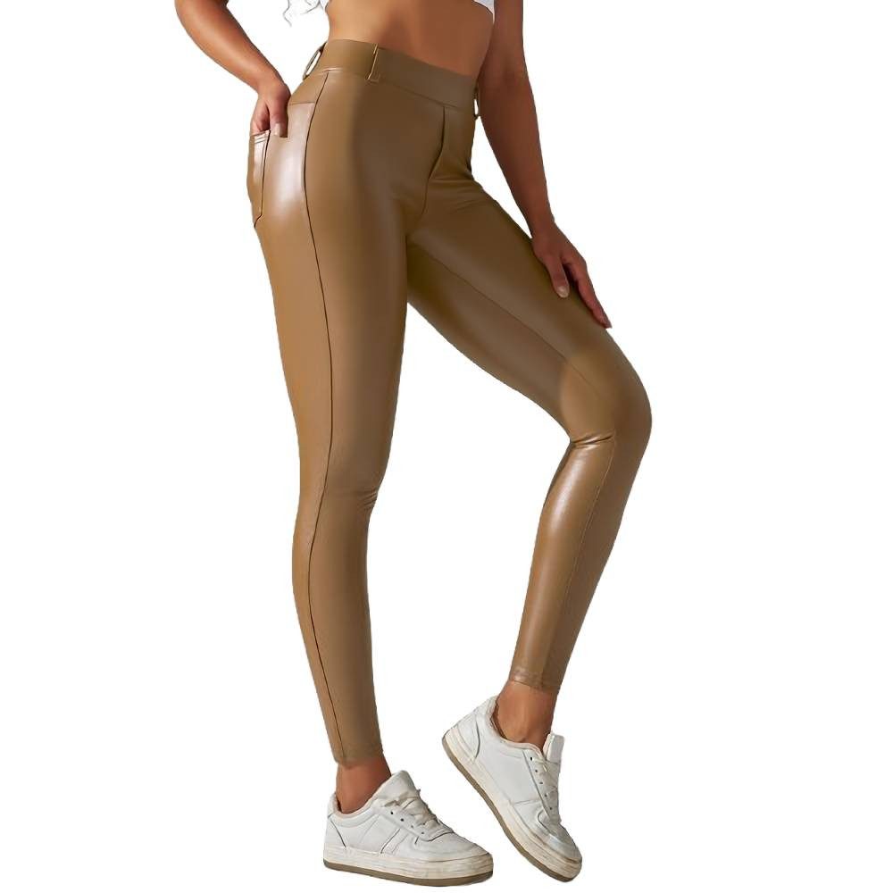 Blusmart Leggings Frauen Skinny Lederhose (Hohe günstig online kaufen