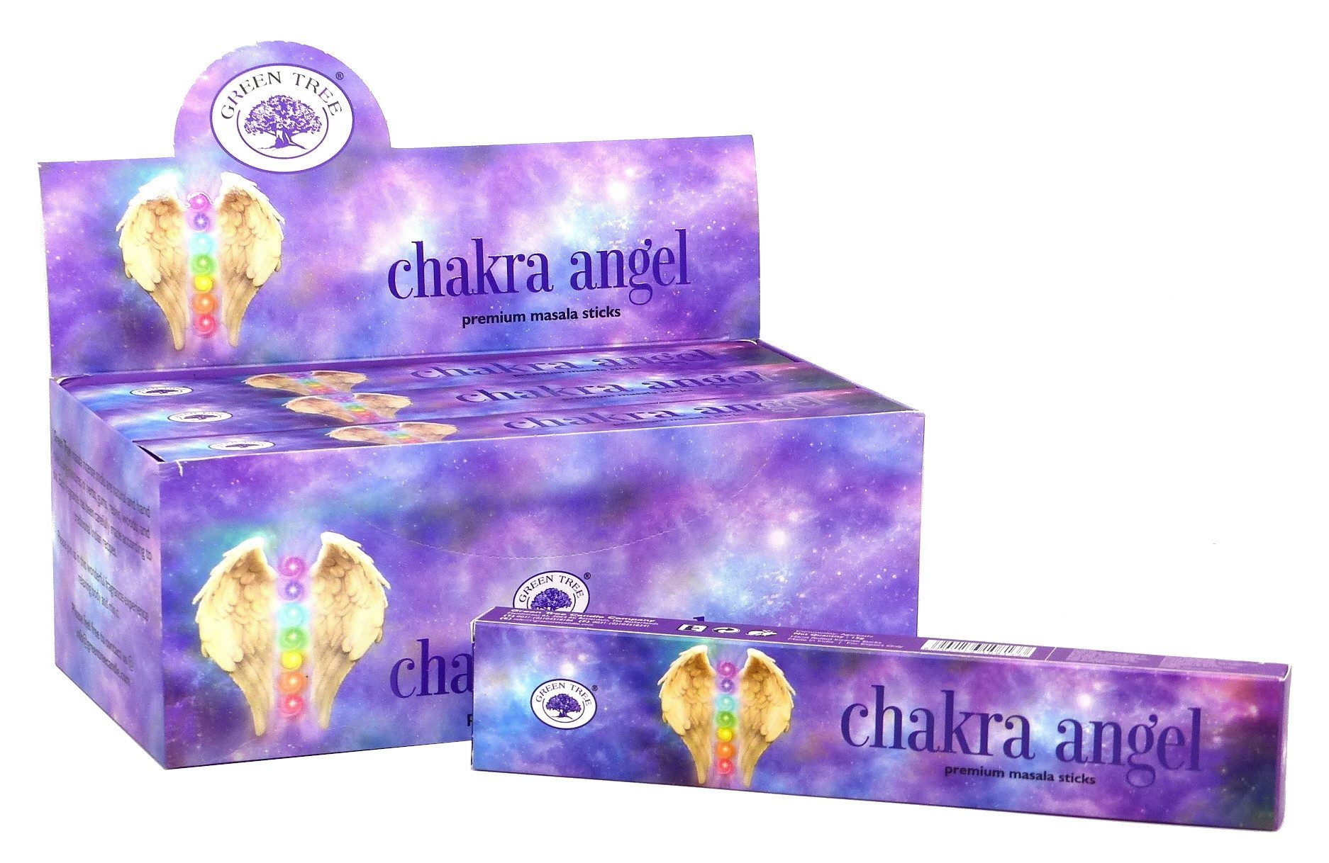 Green Tree Räucherstäbchen Green Tree Incense "chakra angel" 15gr.