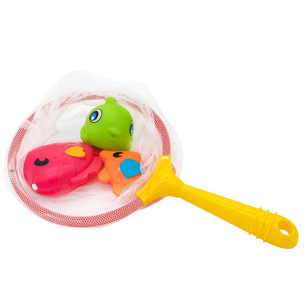 Idena Badespielzeug Badespielzeug-Set, 6-teiliges Wasserspielzeug Badewannenspielzeug