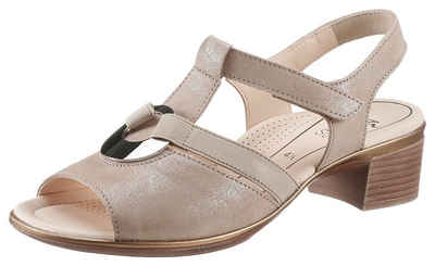 Ara »LUGANO« Sandalette mit Gummizug und Klettverschluss