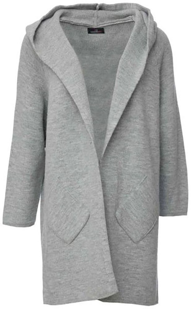 Zwillingsherz Strickjacke "Annabell" One Size, Kapuze, günstig online kaufen