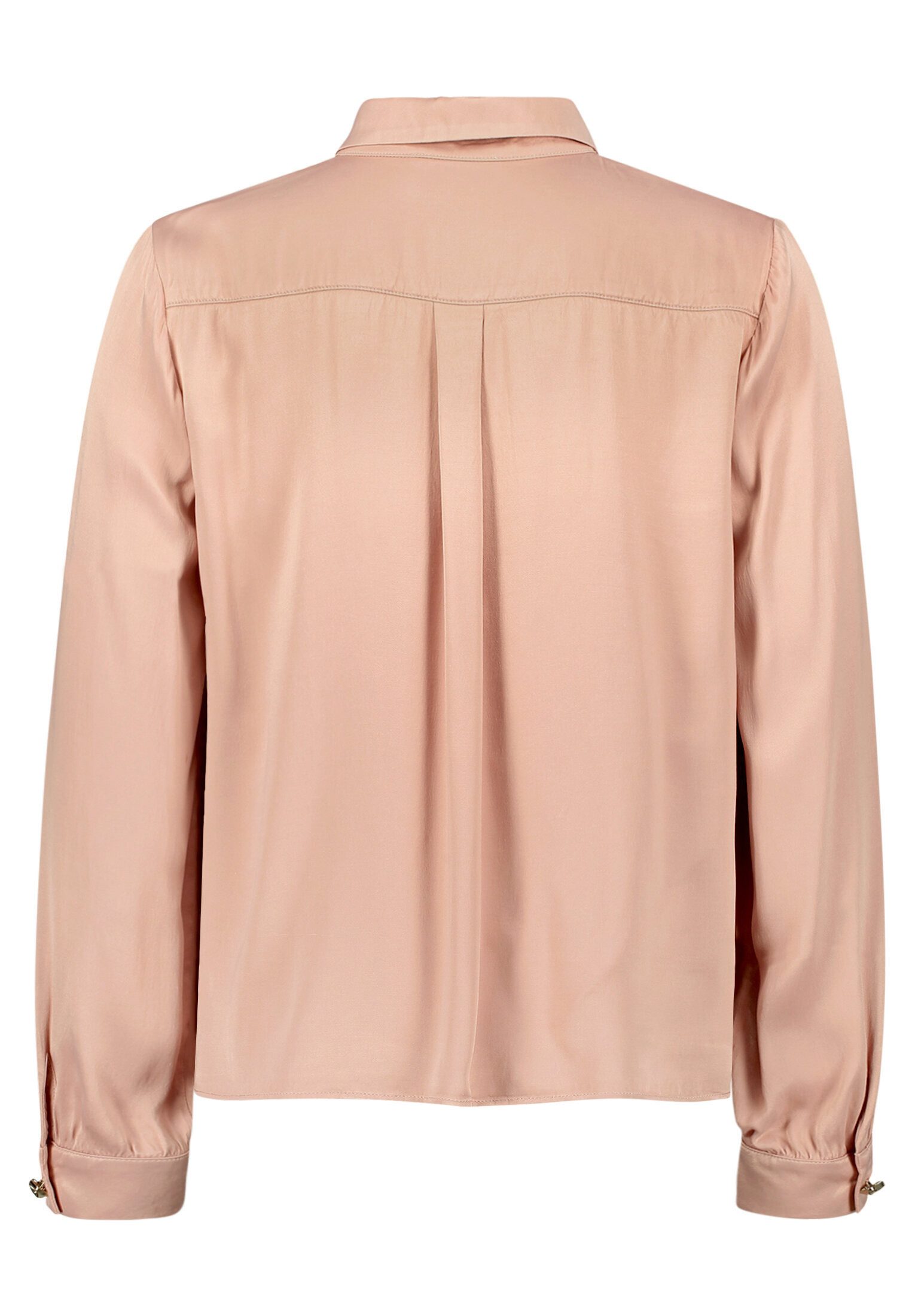Cartoon Satinbluse Damen mit Knöpfen