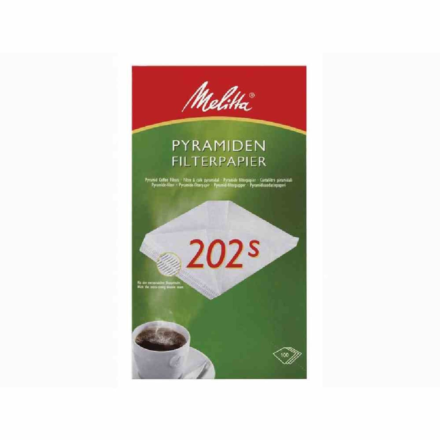 Melitta Permanentfilter Melitta Professional Pyramidenfilterpapier Pa SF 202 S