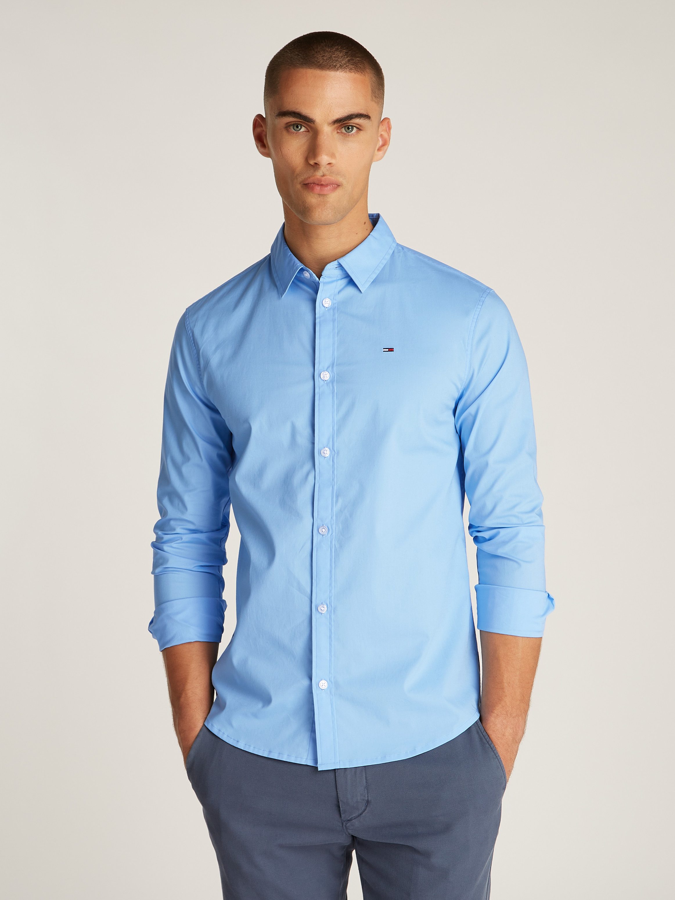 Tommy Jeans Langarmhemd Sabim Stretch Hemd günstig online kaufen