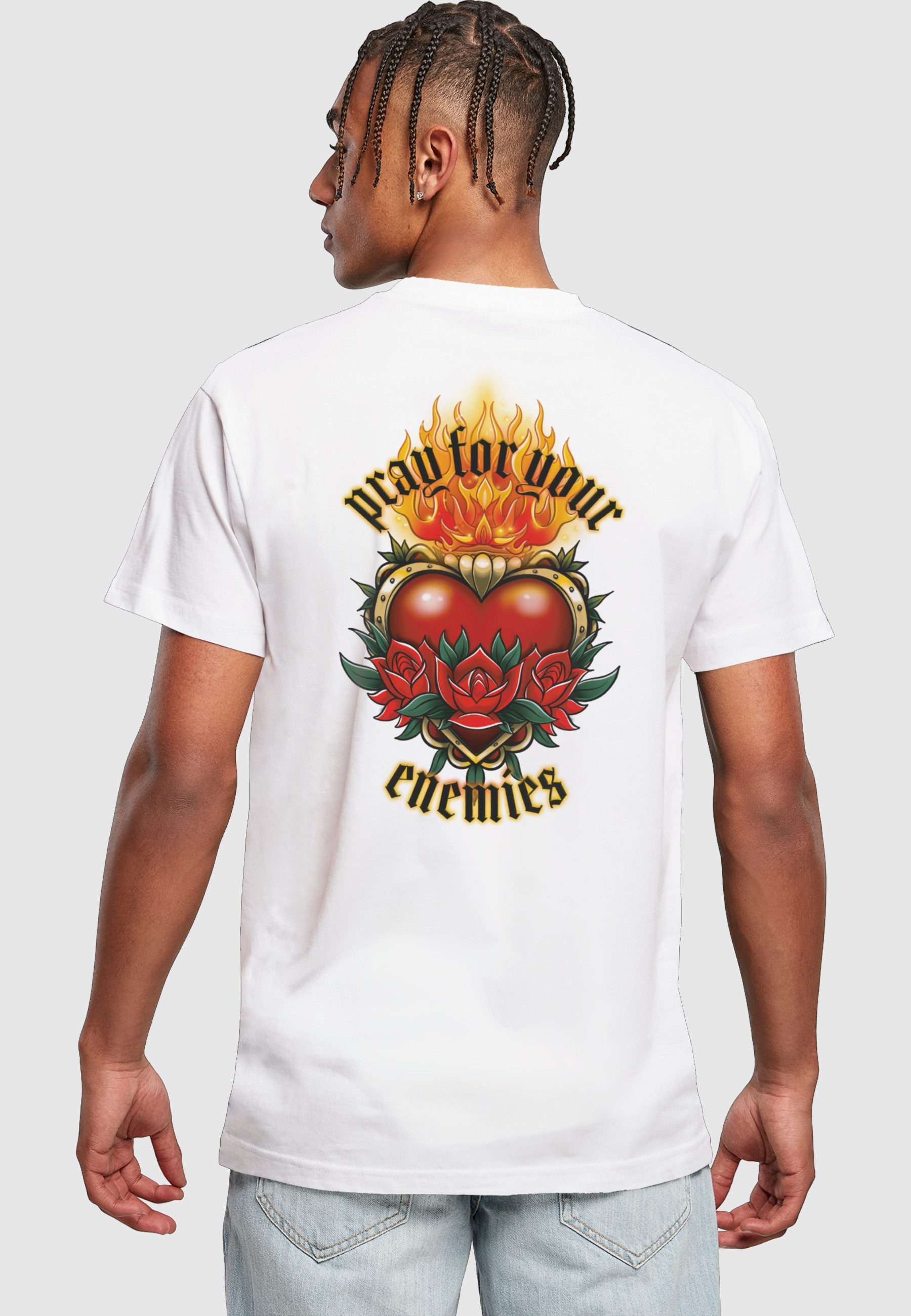 MisterTee T-Shirt MisterTee Herren Pray For Your Enemies Tee (1-tlg)