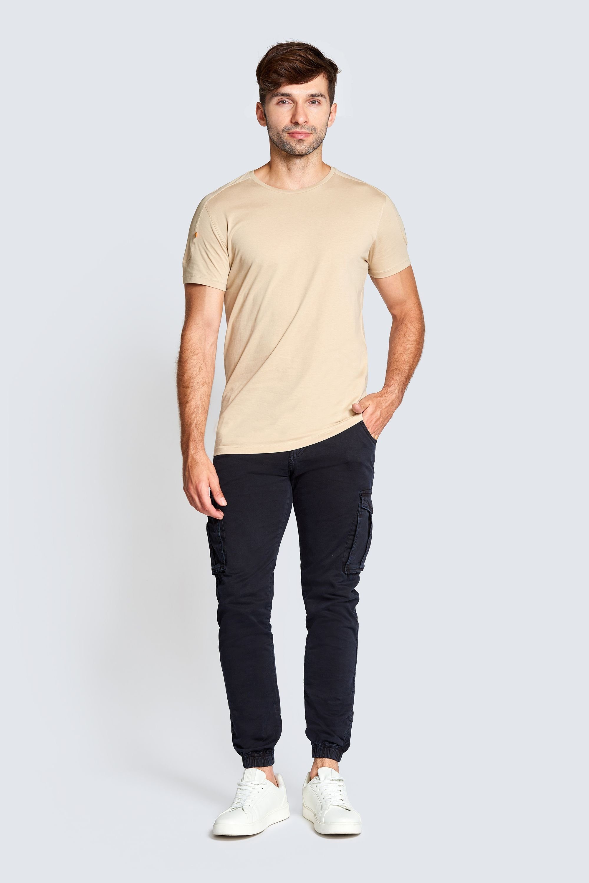 Zhrill Longshirt RAY Sand (0-tlg) T-Shirt