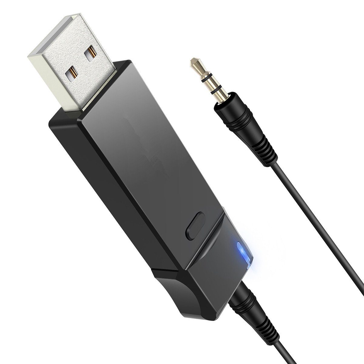 Kaufe Bluetooth 5.0 Empfänger Sender FM Stereo AUX 3,5 mm Klinke