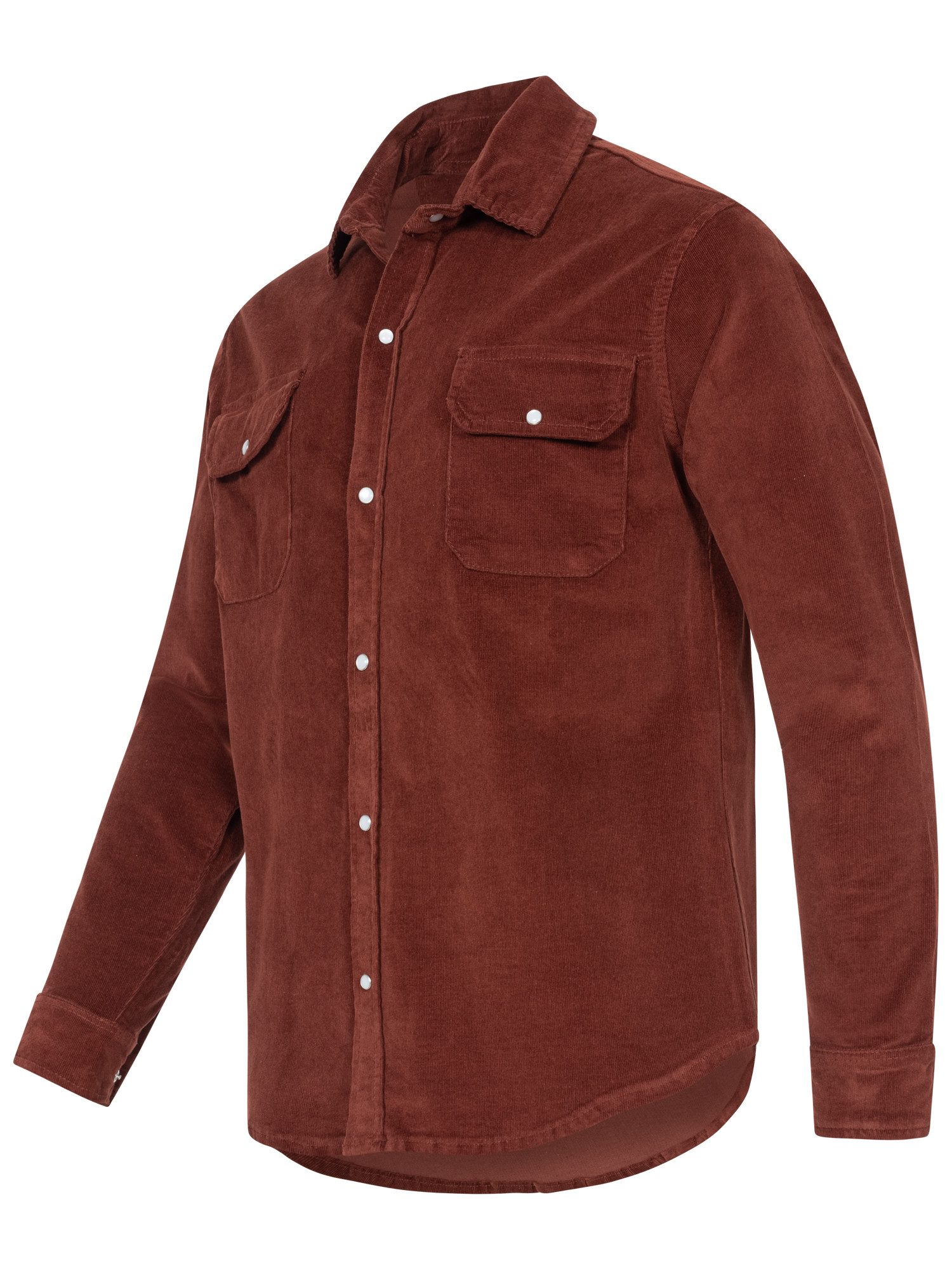 Rock Creek Outdoorhemd Cordhemd Herren Hemd H-412 Langarm, Kentkragen