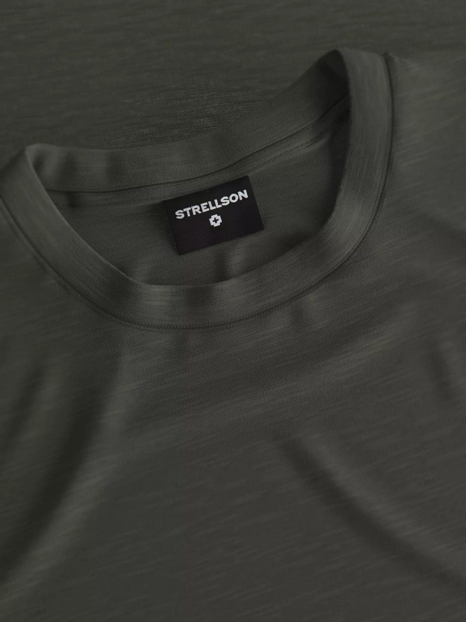 Strellson T-Shirt Colin (100% Bio-Baumwolle) dunkelgrün Herren