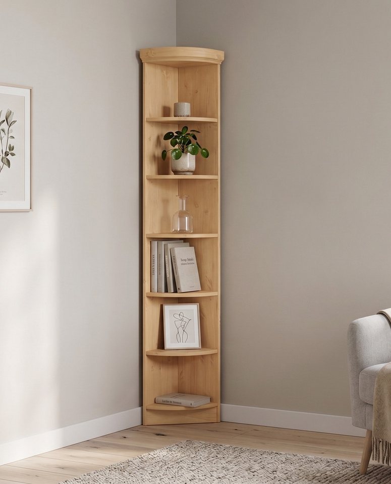OTTO home Anbauregal Soeren Abschlussregal Höhen 97 bzw. 220 cm, aus massiver Kiefer, passend für Tiefe 29 cm, FSC®-zertifiziert