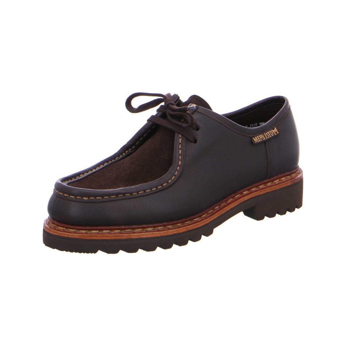 Mephisto braun Schnürschuh (1-tlg)