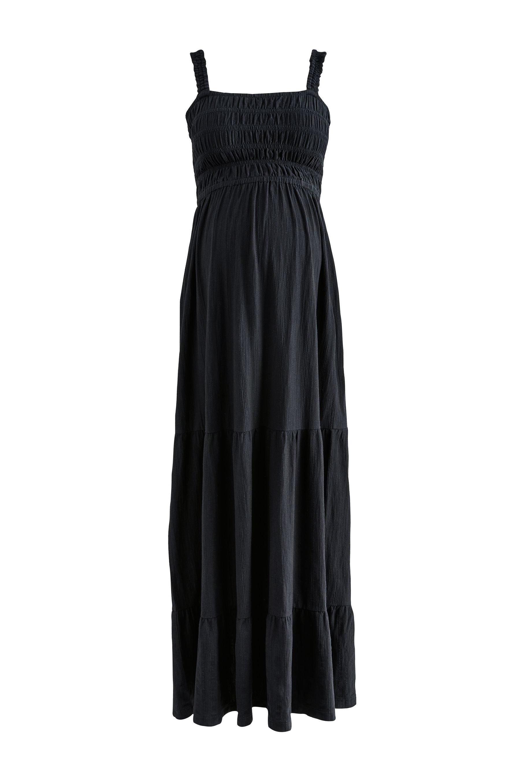Next Maxikleid Maxikleid aus Baumwolle, Umstandsmode (1-tlg)