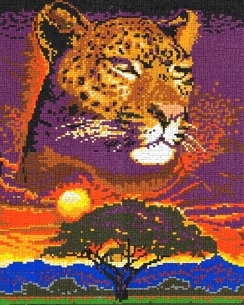 Stick it Steckpuzzle Leopard in der Sonne, 8300 Puzzleteile