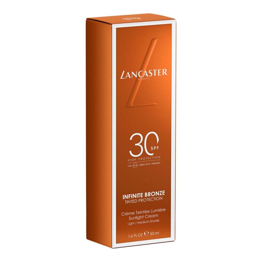 LANCASTER Sonnenschutzcreme INFINITE BRONZE getönte Sonnencreme SPF30 #Light