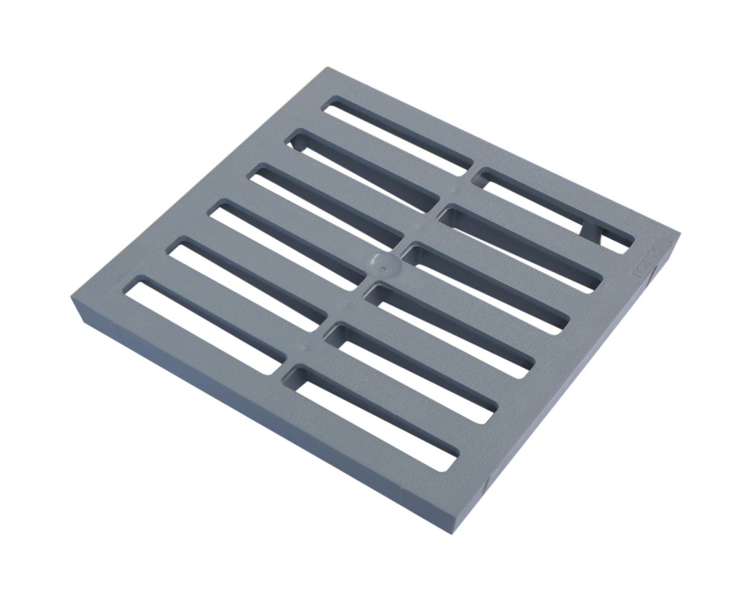 Marley Deutschland GmbH Erdschacht Kunststoffrost für Einlaufschacht Rahmen Nennmaß: 200x200mm, 20x20x2 cm, 1-St., stabil, begehbar, laugen- und säurebeständig