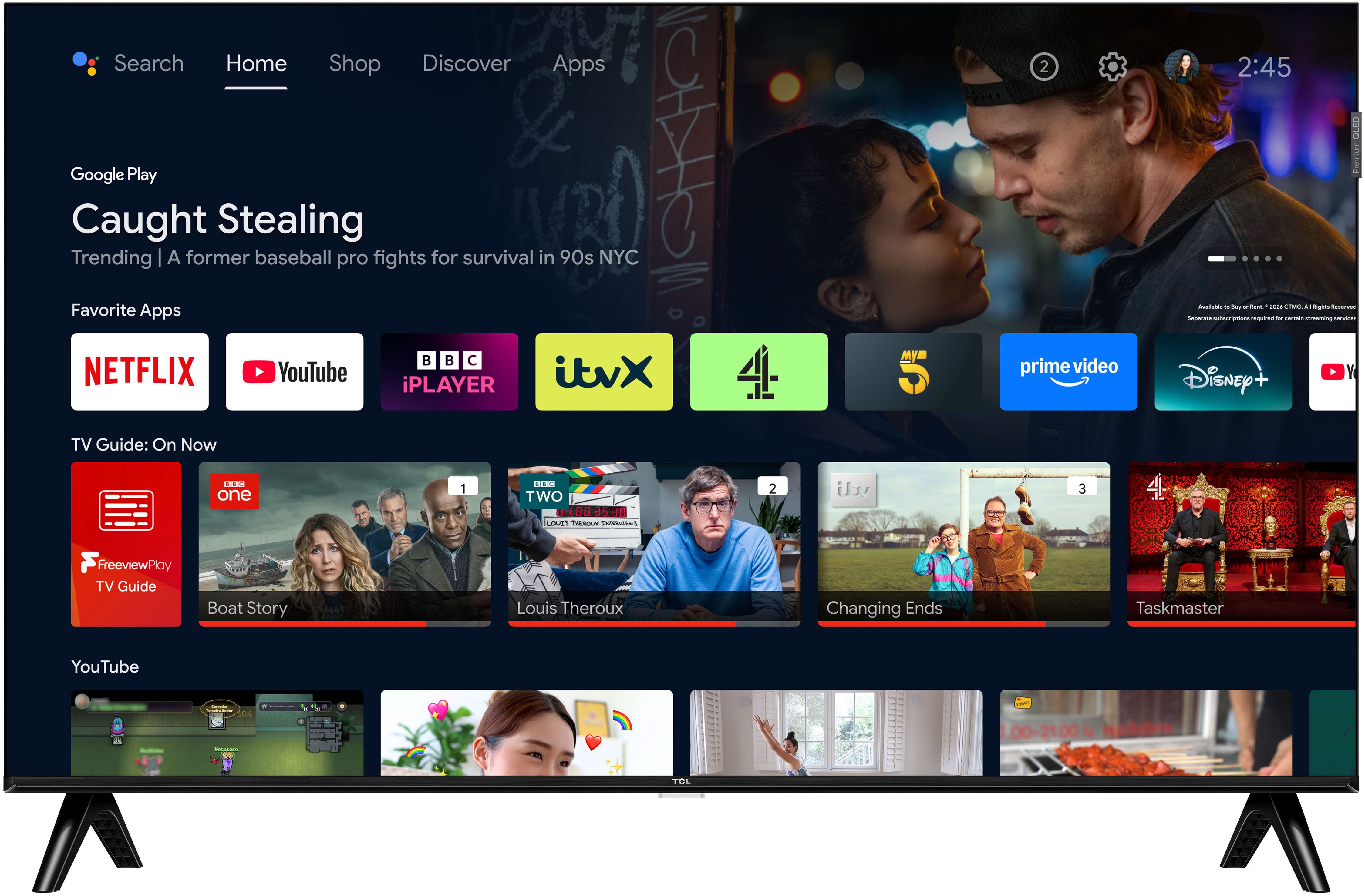 TCL 43S5L LED-Fernseher (108 cm/43 Zoll, Full HD, Android TV, Smart-TV)