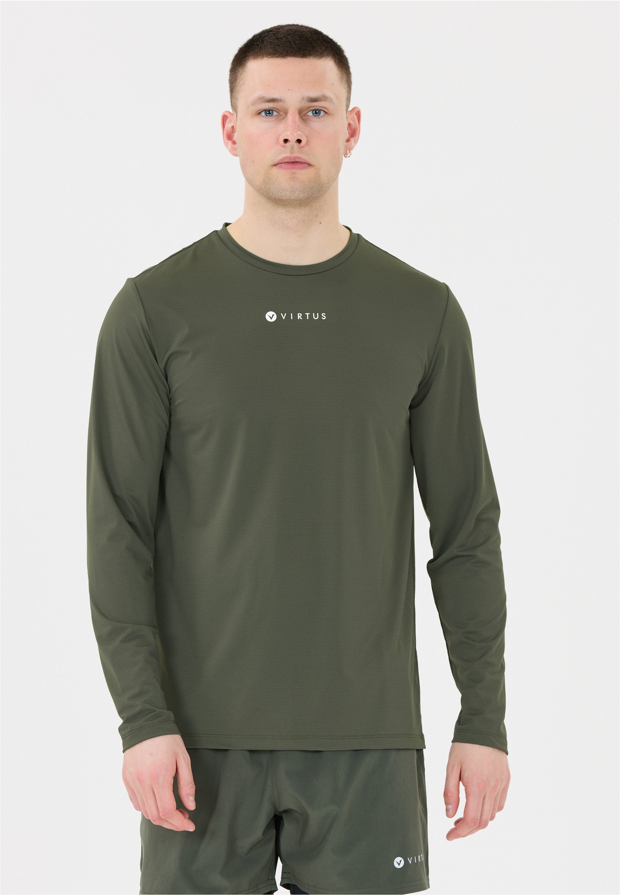Virtus Langarmshirt Roger V2 mit praktischer Quick-Dry-Funktion