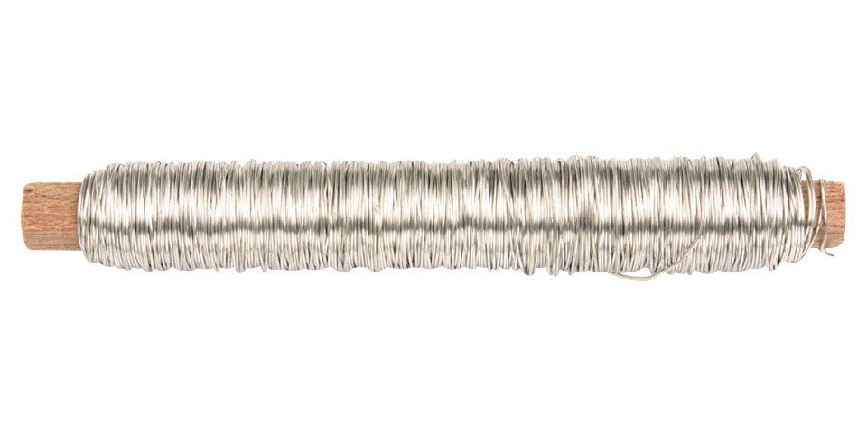 Glorex Wickeldraht Glorex Wickeldraht silberfarben, 0,5 mm
