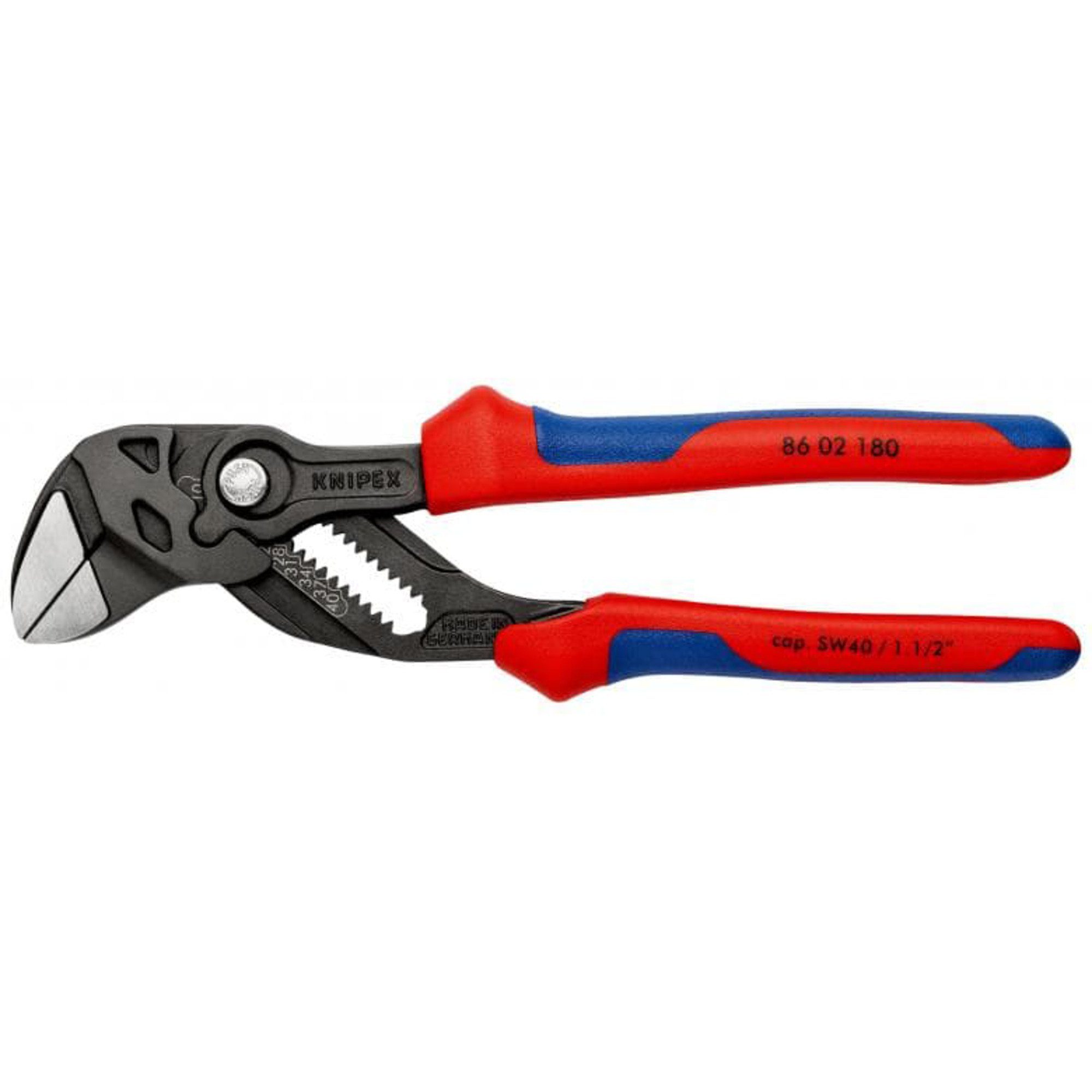 Greifzange KNIPEX Zangenschlüssel 86 02 180, (Länge 180m