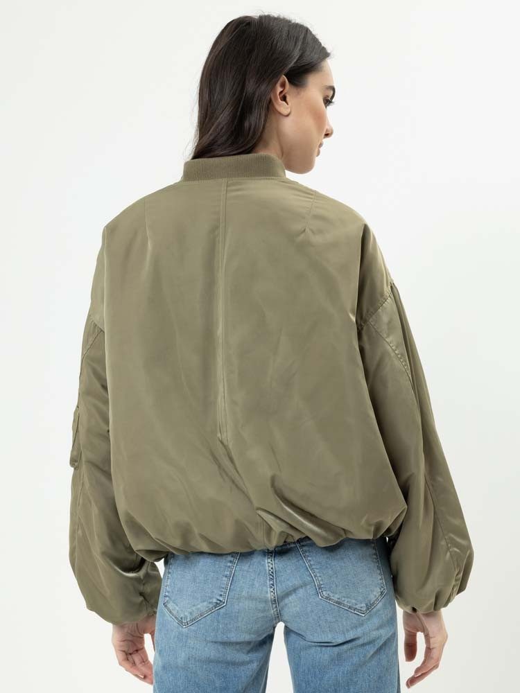 Herrlicher Bomberjacke Yayana Jacket Nylon Geraffter günstig online kaufen