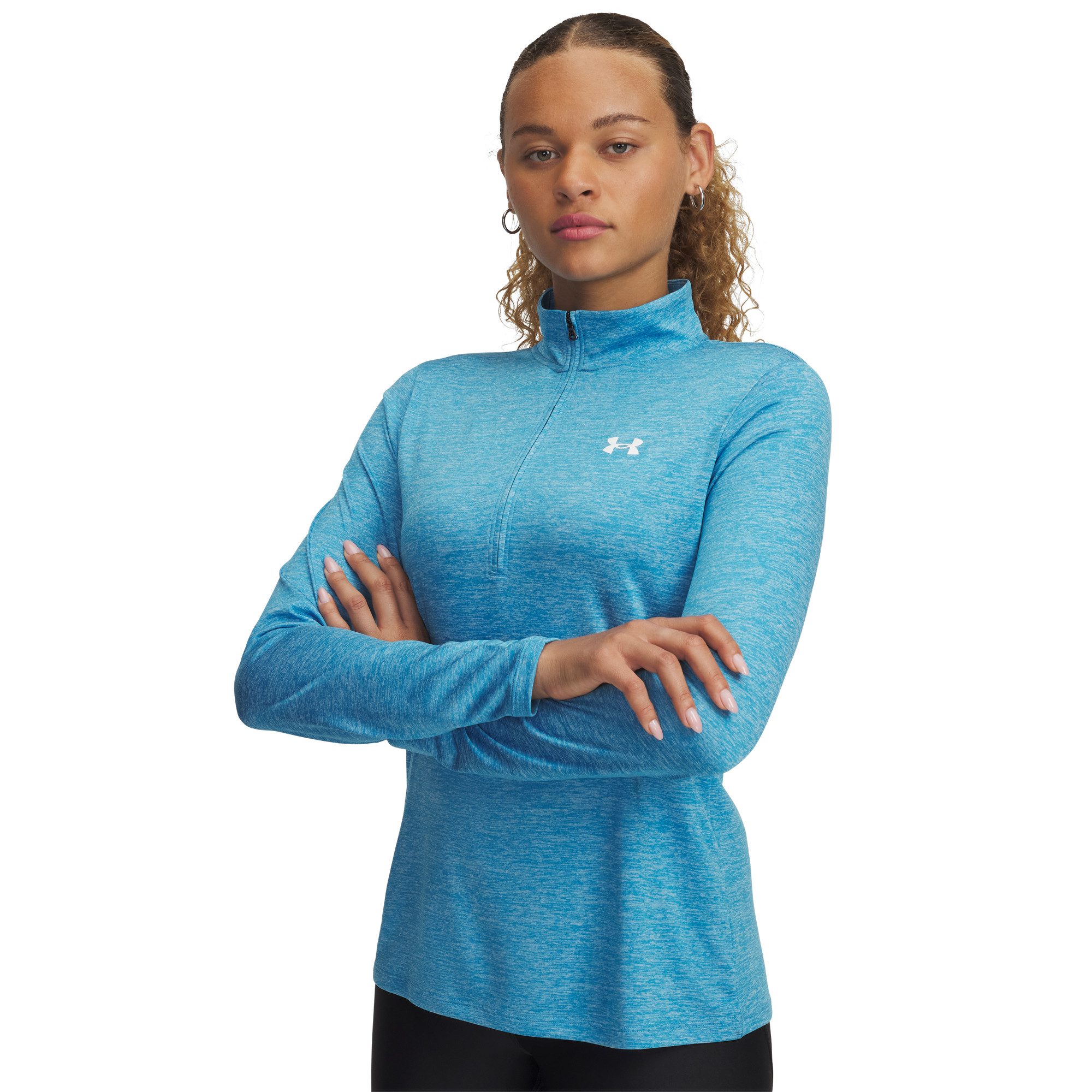 Langarmshirt Under Armour Damen Langarm Shirt Tech 1/2 Zip- Twist 1384225