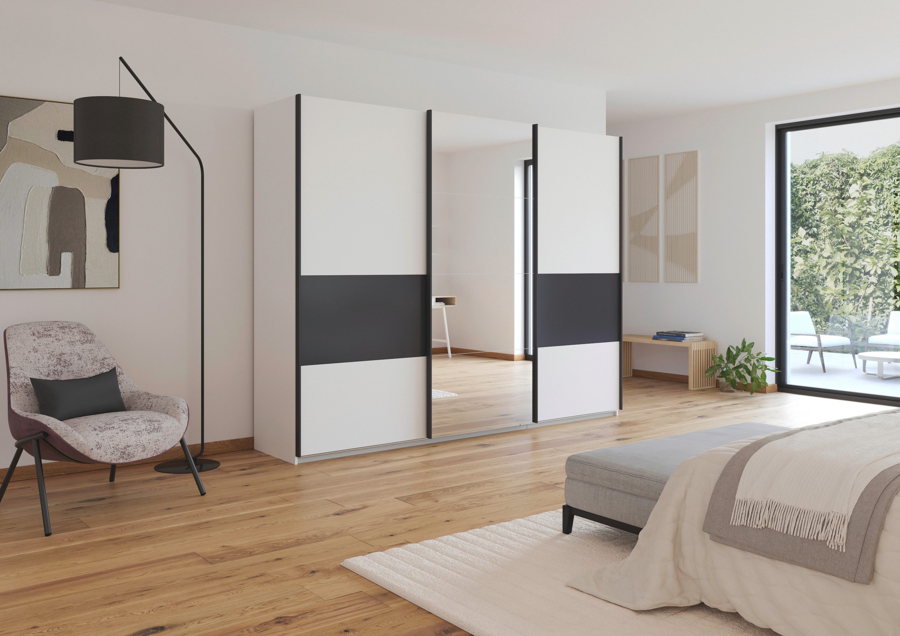 rauch Schwebetürenschrank "Kleiderschrank Schrank Garderobe CORTONA", inkl. günstig online kaufen