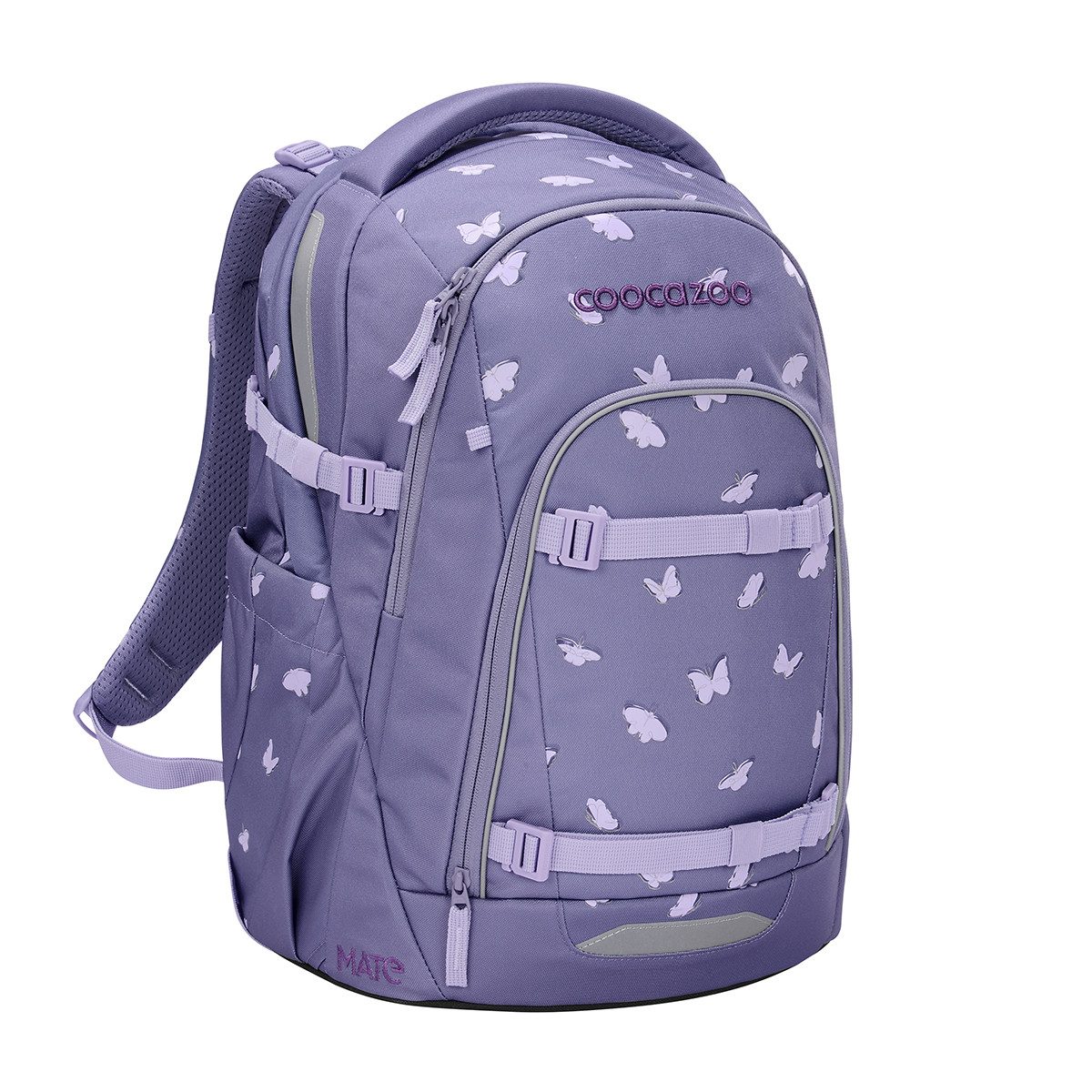 coocazoo Schulranzen Schulrucksack MATE Reflective Wings (1 Stück), ergonomisch, Körpergröße: 135 - 180 cm, Easy-Grow-System – Bild 3 von 5