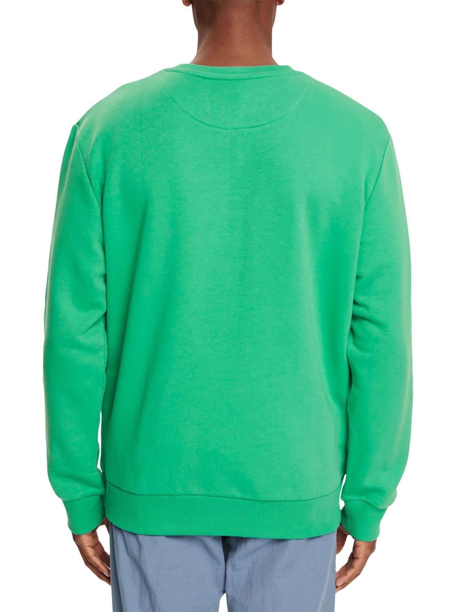 Stickerei GREEN Sweatshirt (1-tlg) mit Logo-Sweatshirt Esprit