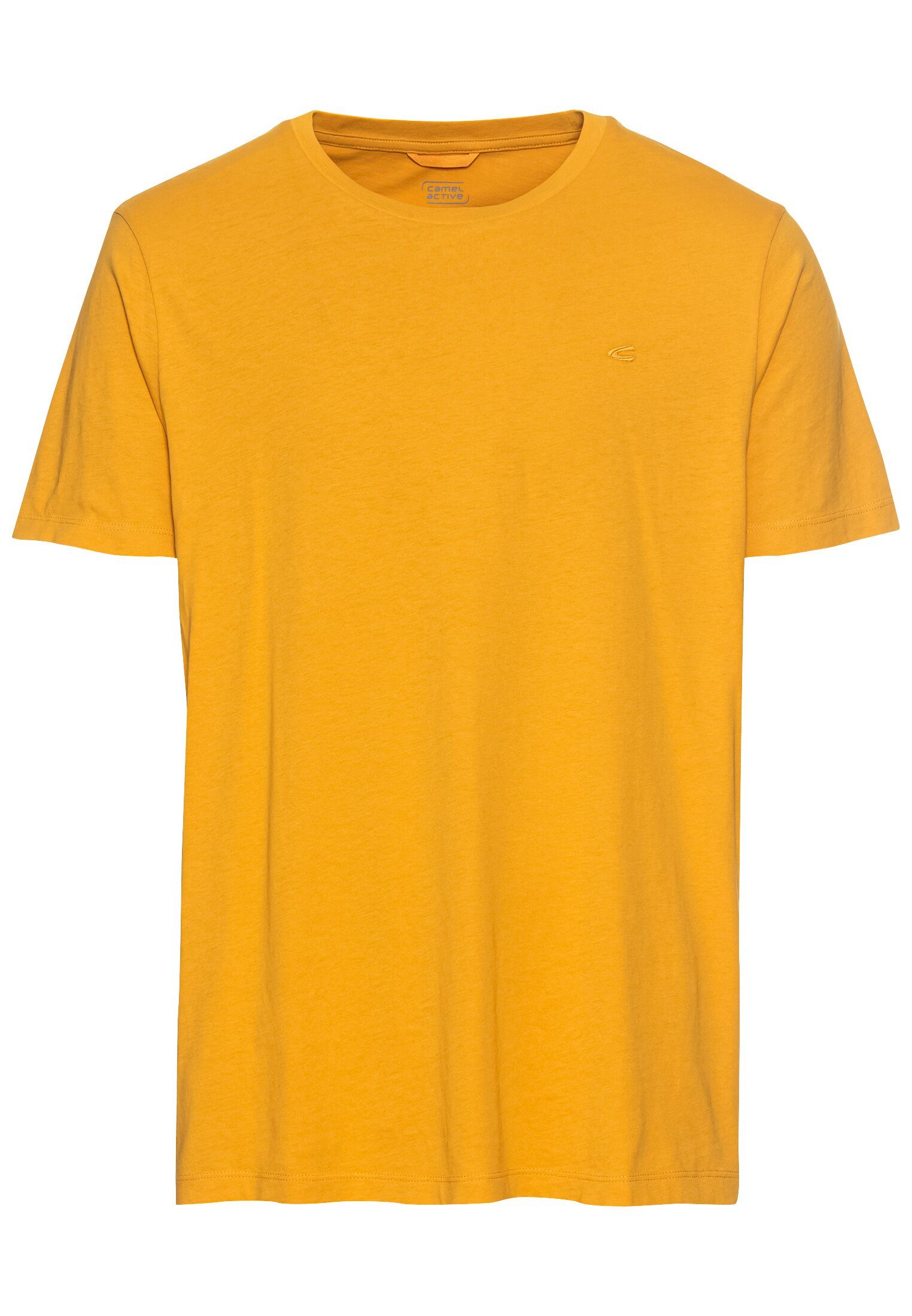 camel active T-Shirt mit Logostickerei auf günstig online kaufen
