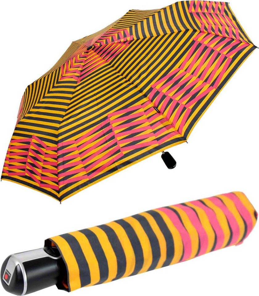 Knirps® Taschenregenschirm Large Duomatic Auf-Zu-Automatik UV-Schutz -  Viper, der große, stabile Begleiter